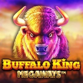 Buffalo King Megaways logo by Pragmatic Play at Pelipeto Casino